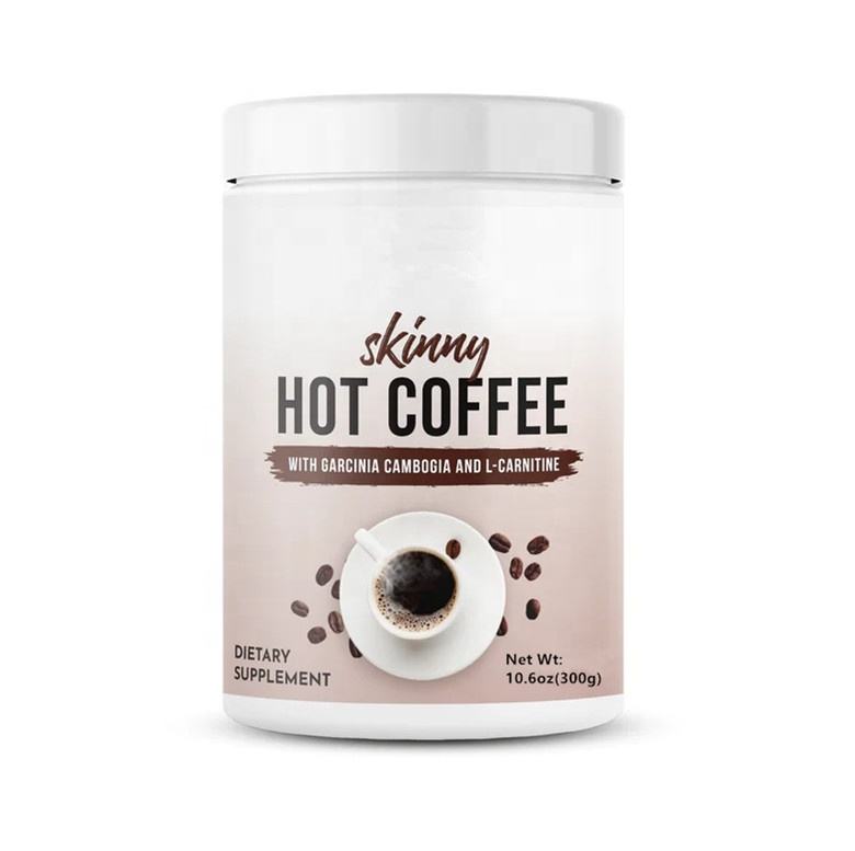 Iced and Hot Slimming Instant Coffee for Body Weight Loss and Fat Burning